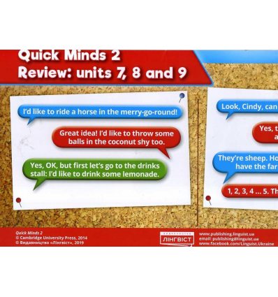 Англійська мова Quick Minds 2 Комплект плакатів 3 шт вид. Лінгвіст